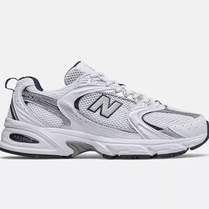 New Balance 350 Sneaker White with Natural Indigo Size US 9 Women/7.5 Men